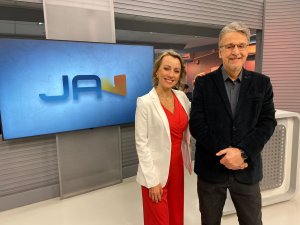 O Jornal do Almoço Blumenau é exibido para 56 municípios do Vale do Itajaí. (Igor Santos/NSC).